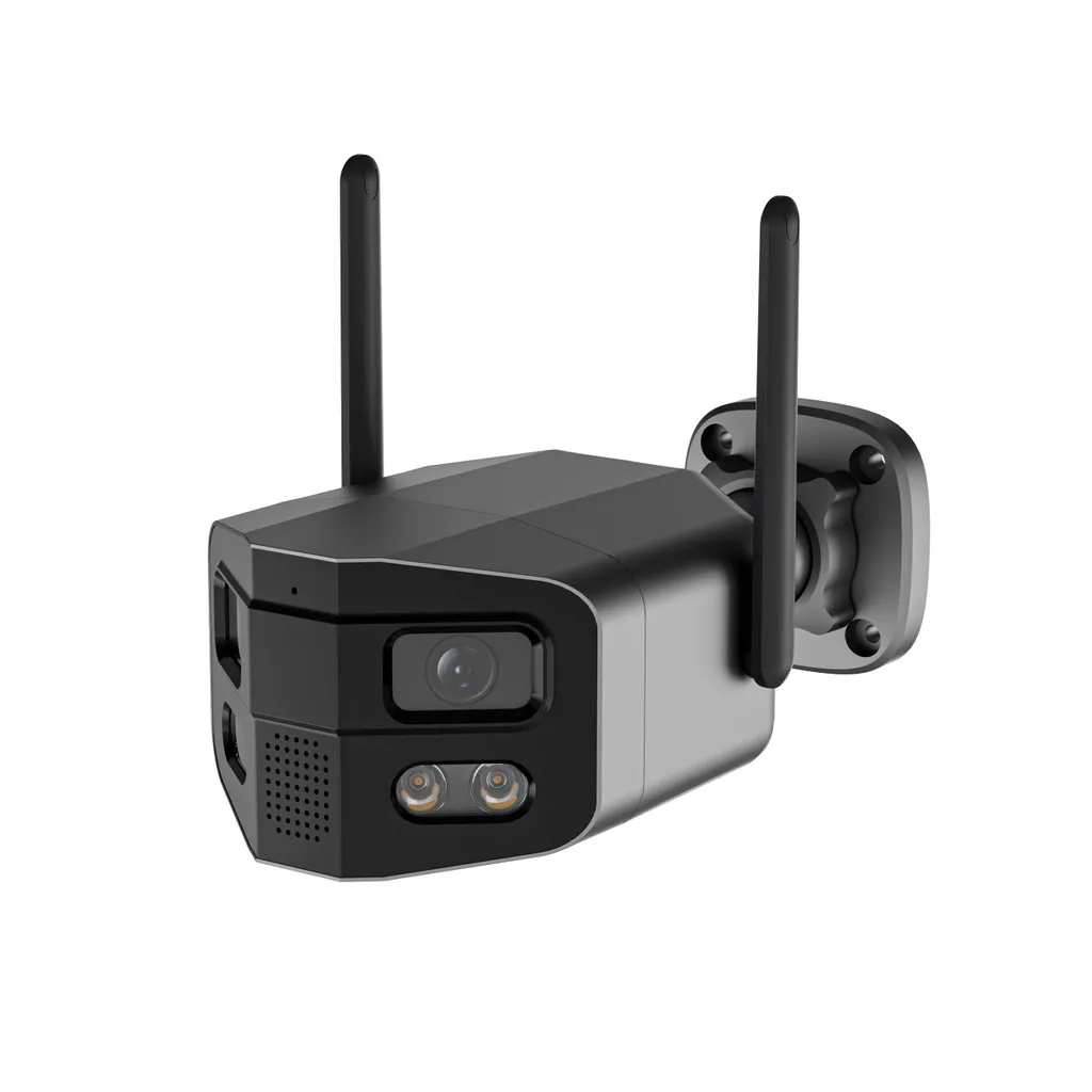 TESLA SecureQ SC35 - telecamera smart per esterni, risoluzione 3840×1080px; 4 MPix; 4K (UHD) e ampio campo visivo panoramico di 185°