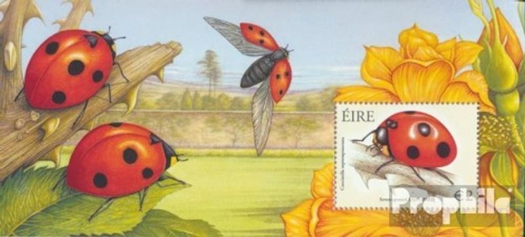 Briefmarken Irland 2003 Mi Block47 (kompl.Ausg.) postfrisch Einheimische Käfer