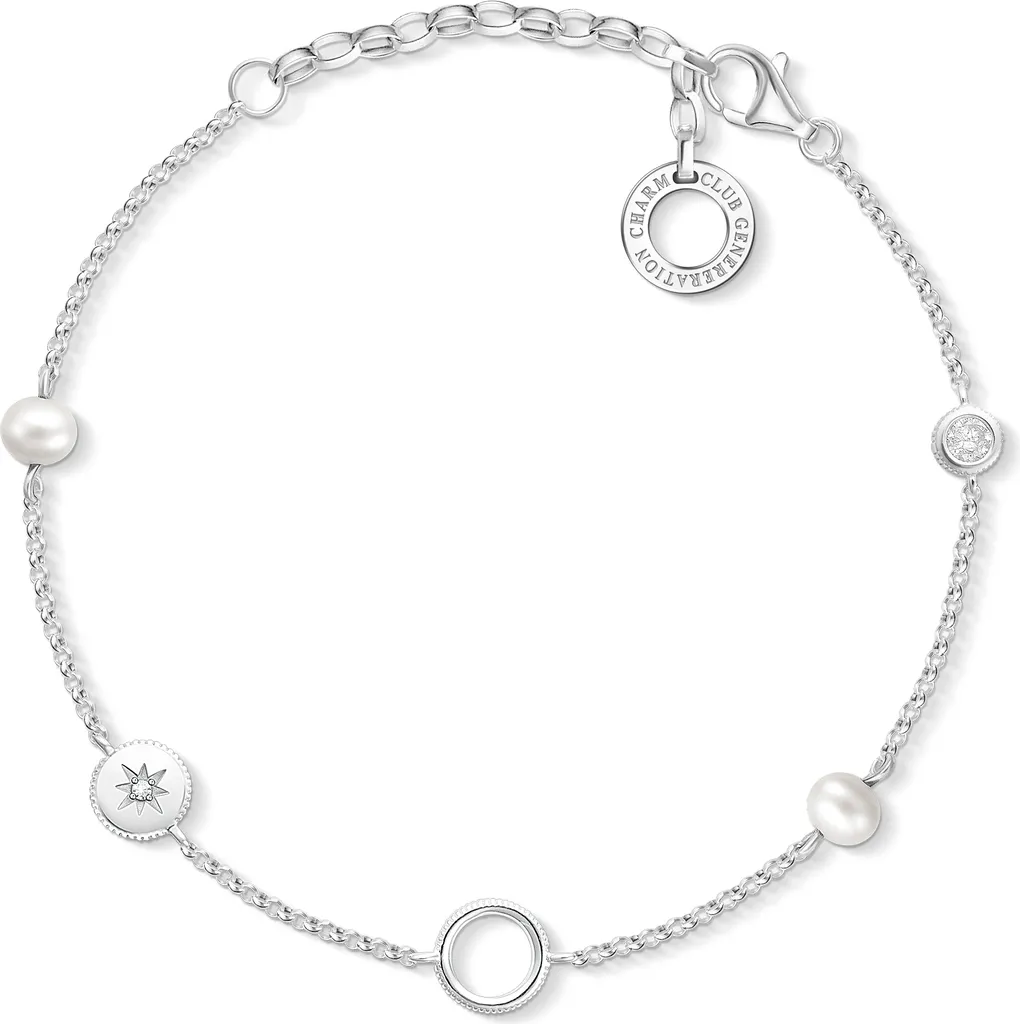 Bracelet en argent massif X0273-167-14-L19v brillant et ajustable