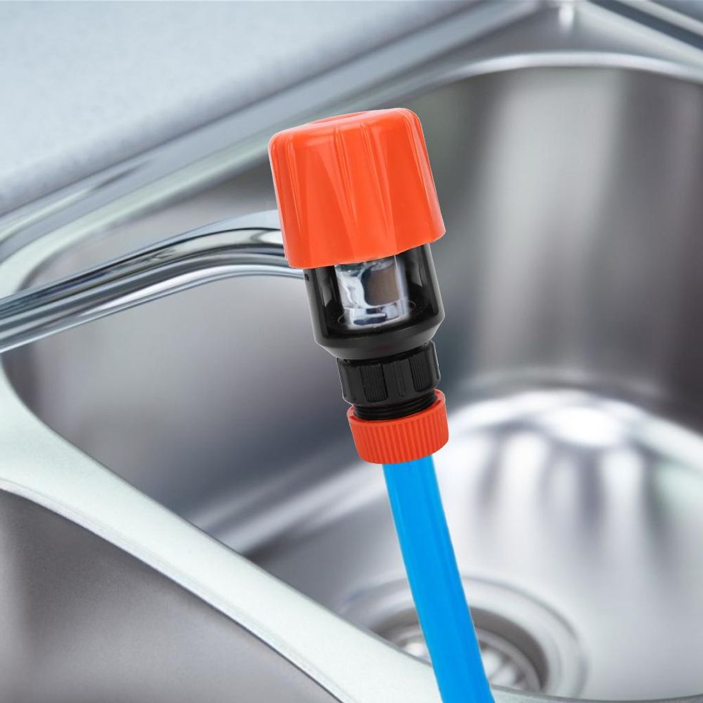 Universal Wasserhahn Gartenschlauch Rohrverbinder Küche Wasserhahn Adapter Bewässerung Bewässerung ToolOrange