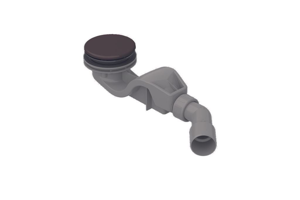 Bette SOLID 50 Ablaufgarnitur, seitlich, Ablaufleistung 0,6 l/s, mit Antirutsch Pro, B598-402AY