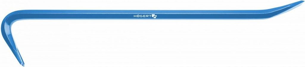 HÖGERT TECHNIK - Brecheisen, Brechstange sechskant aus Kohlenstoffstahl, Optimale Hebelwirkung und Biegefestigkeit, 300x14 mm, Härte HRC 42-48
