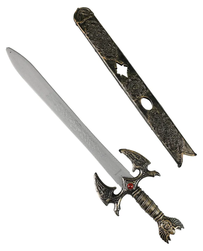 Épée de Chevalier 59 cm pour Déguisement Carnaval et Fêtes Médiévales