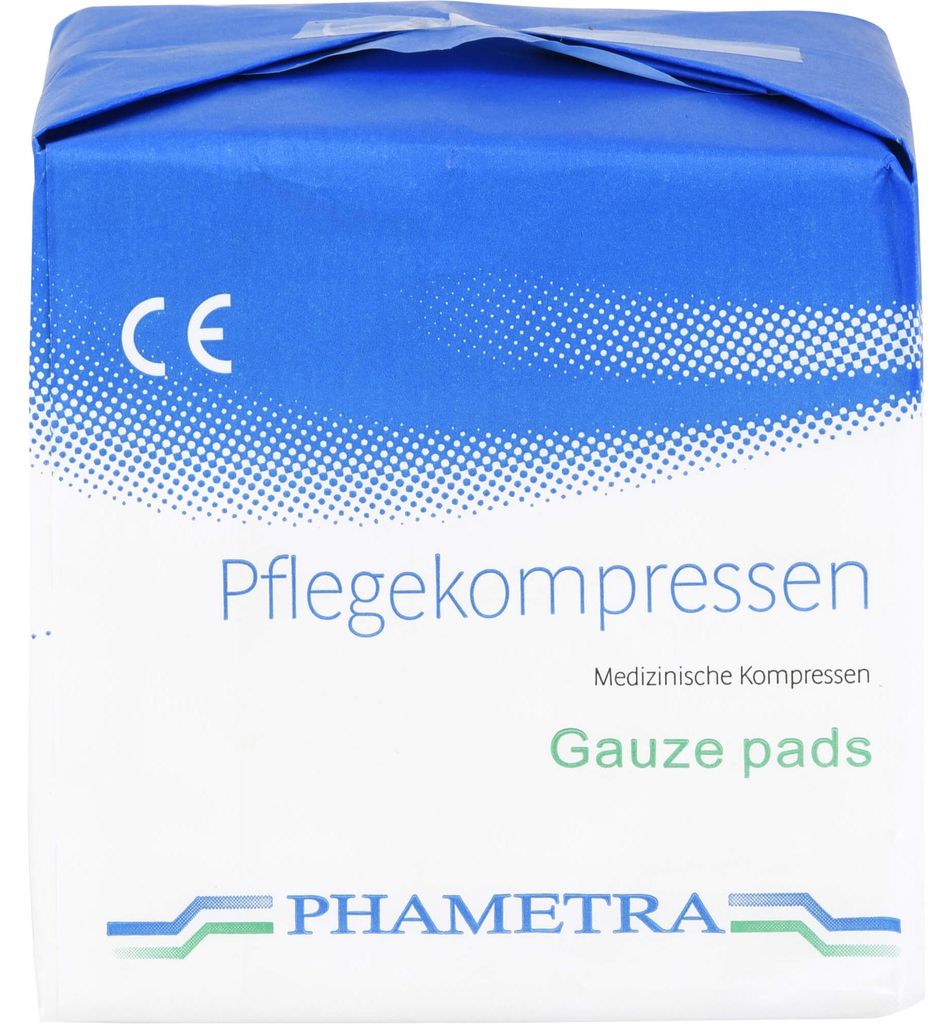 Compresses de soins 10x10cm 4 plis non stériles, 100 pces Image du produit 