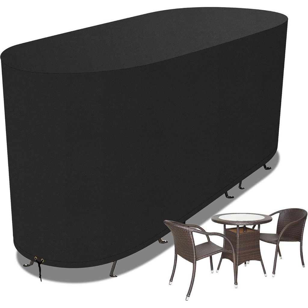 Tuinmeubelbeschermer, waterdicht, 420D Oxford, 124x63x80 Productafbeelding 