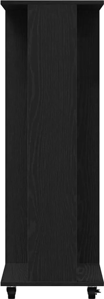 Armoire de rangement compacte 102 cm, solution gain de place chêne - 6