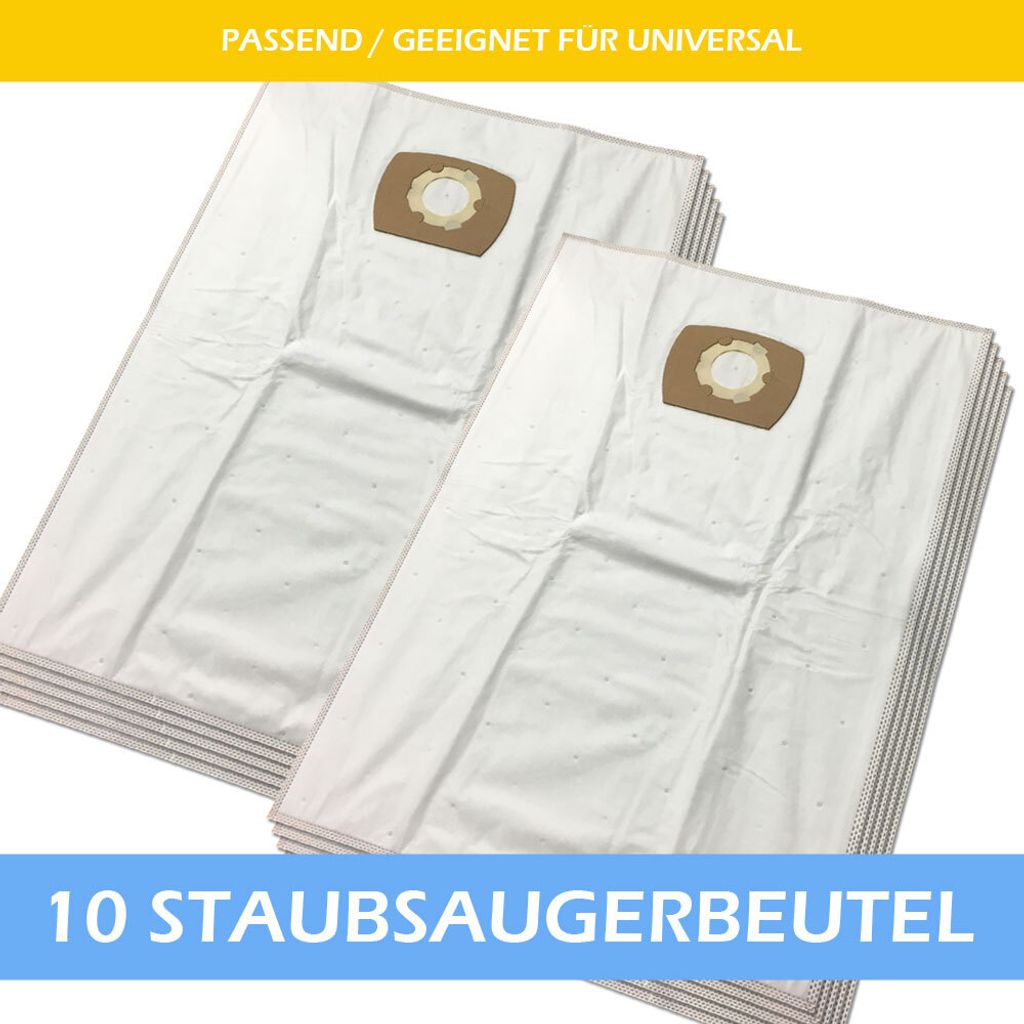 ZZ-Clan Staubsaugerbeutel Für Kärcher WD2 – 10 Stück, 5-lagiges Mikrovlies, Allergikerfreundlich