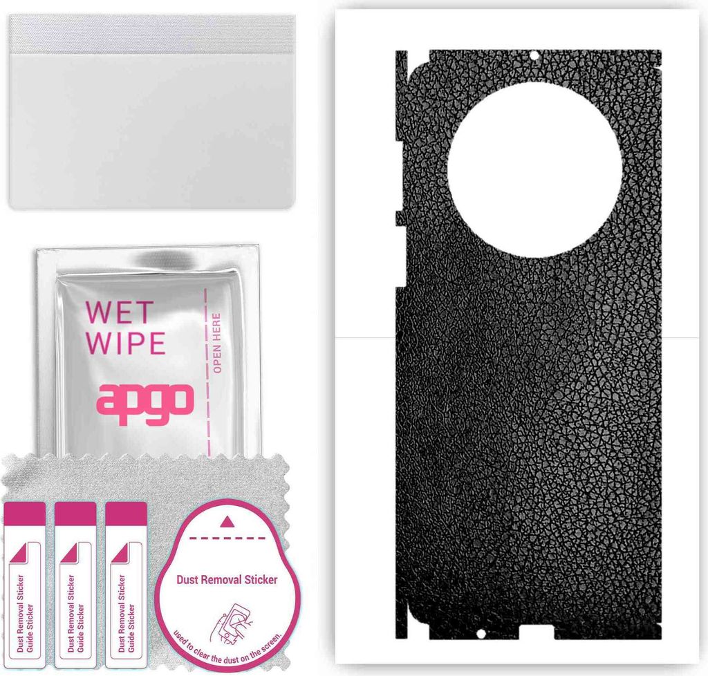 apgo Rückseite + Seiten Schutzfolie, Skin, kompatibel mit Huawei Mate X3, Hinten Displayschutzfolie aus Vinylfolie, kratzfest, einfache Montage - ...