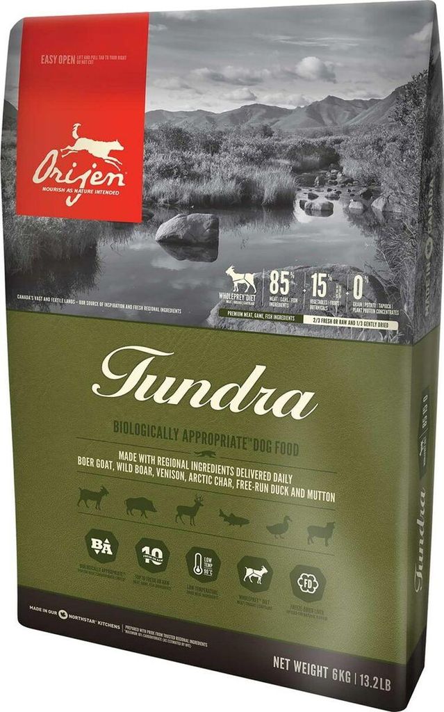 ORIJEN Tundra - trockenfutter für Hunde - 6kg