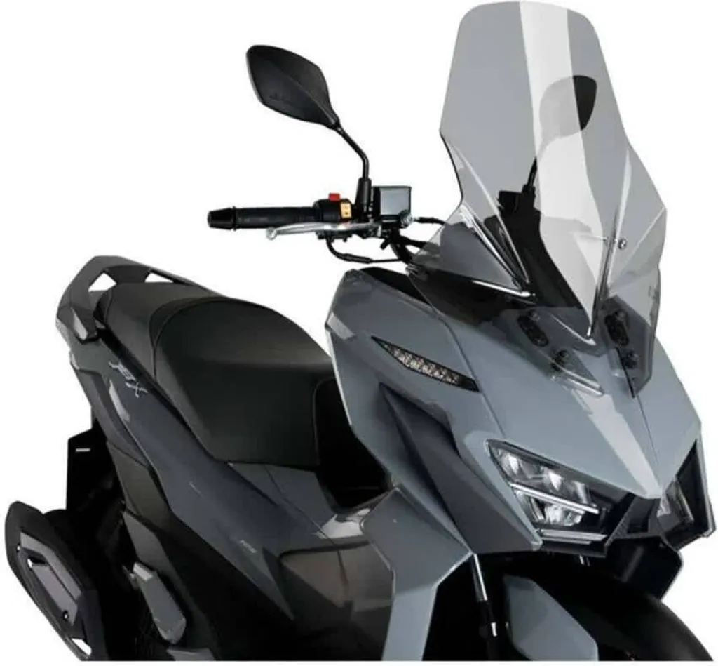 Pare-brise Touring PUIG V-Tech pour Scooter Sym Jet X Teinte Fumée