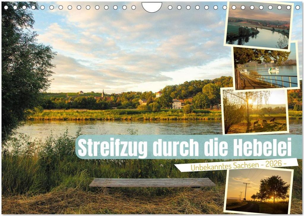 Streifzüge durch die Hebelei (Wandkalender 2026 DIN A4 quer), CALVENDO Monatskalender