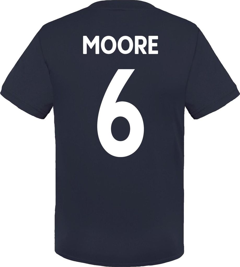 West Ham United FC - "Moore" T-Shirt für Jungen, Polyester GF479 (152-158) (Marine)