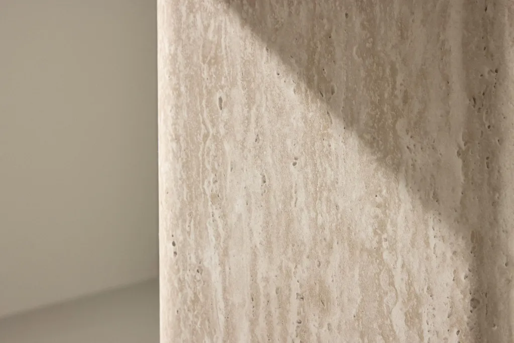 Table basse beige Qvart mate résistante et facile à monter pour séjour - 6