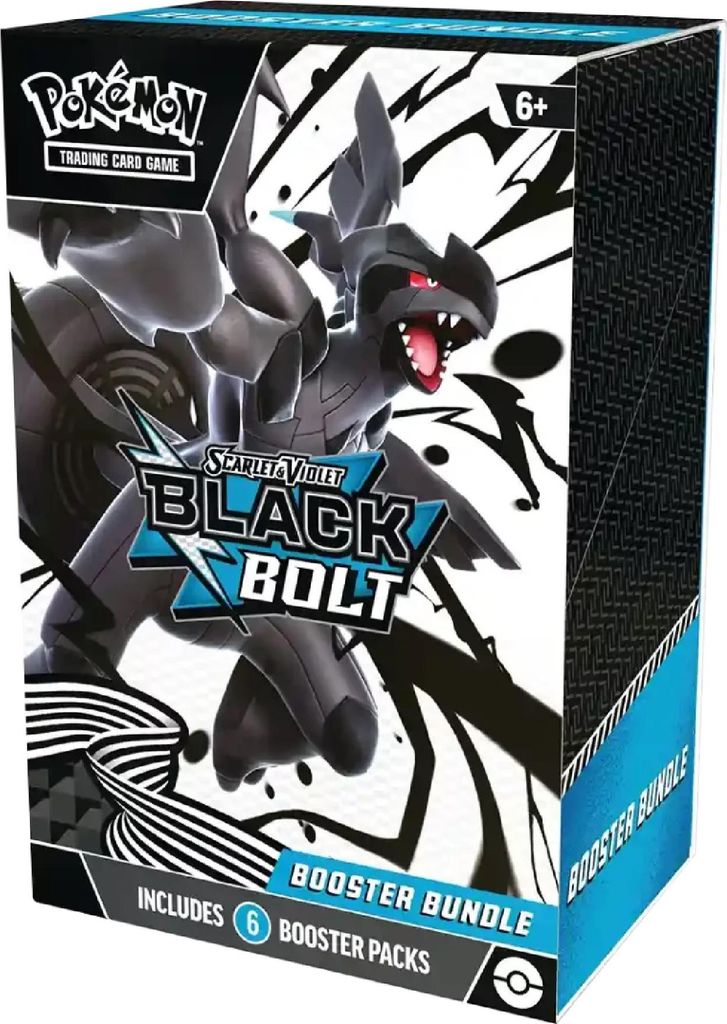 Pokémon TCG: SV10.5 Black Bolt - zestaw boosterów Zdjęcie produktu 