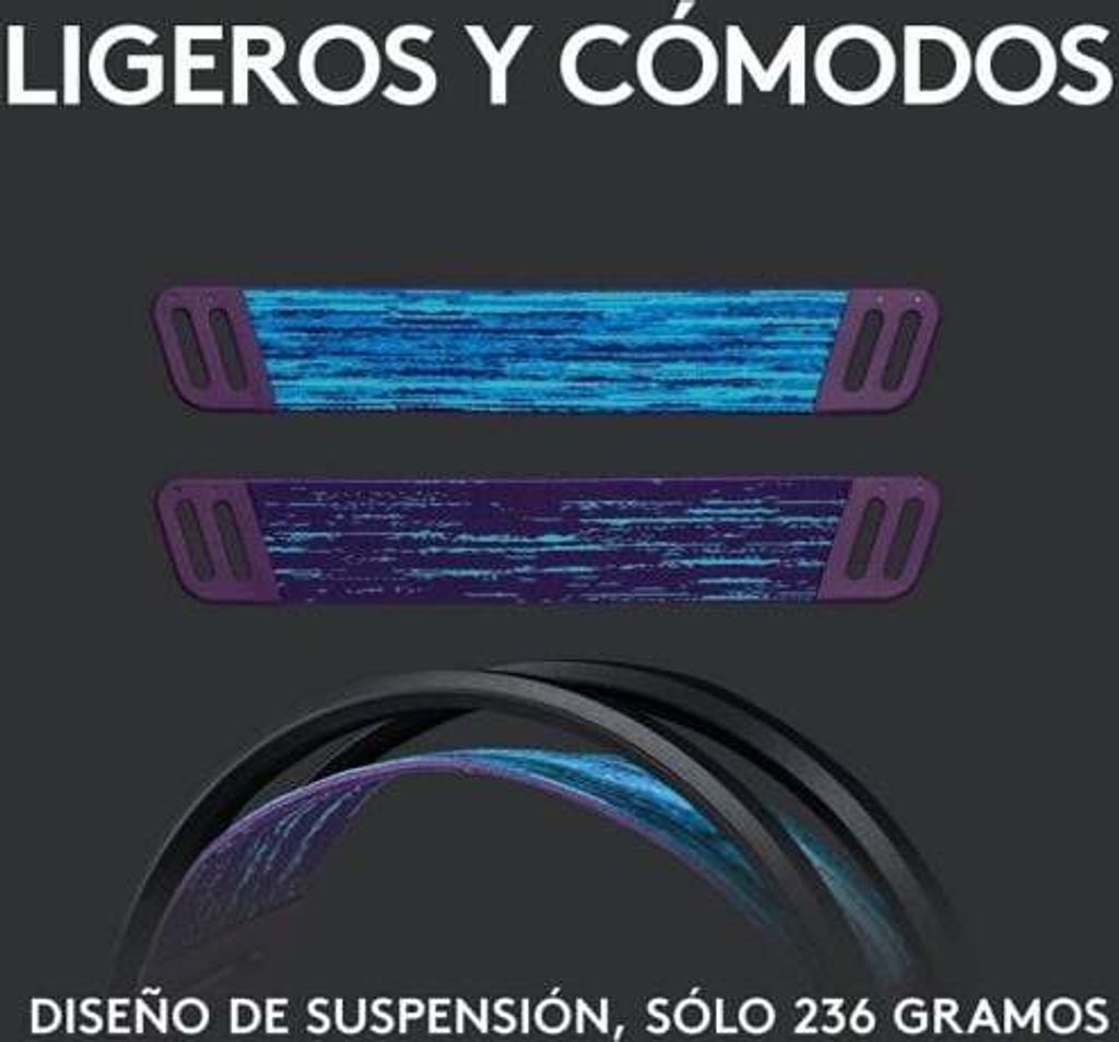 Logitech G G535 Kopfhörer Kabellos Kopfband Gaming Schwarz Produktbild 20