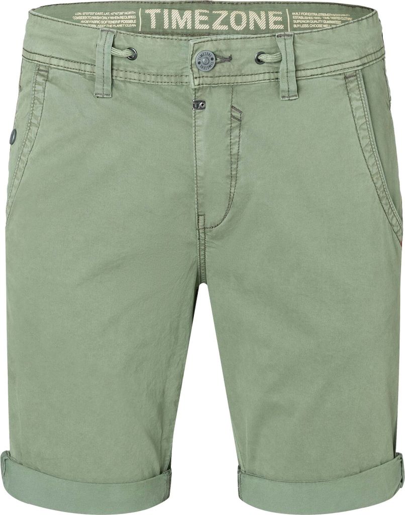 Timezone Feine Chino Bermuda Shorts mit 5-Pocket Design Größe: 30W