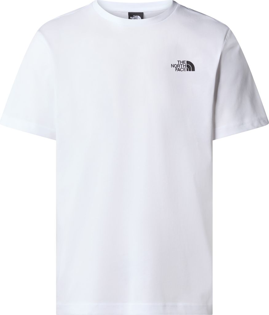 The North Face M S/S Redbox Tee Tnf White Tnf White S