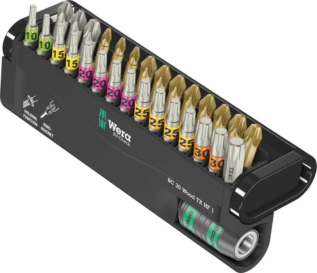 Wera Bit-Check 30 Wood TORX HF 1 Produktbild 