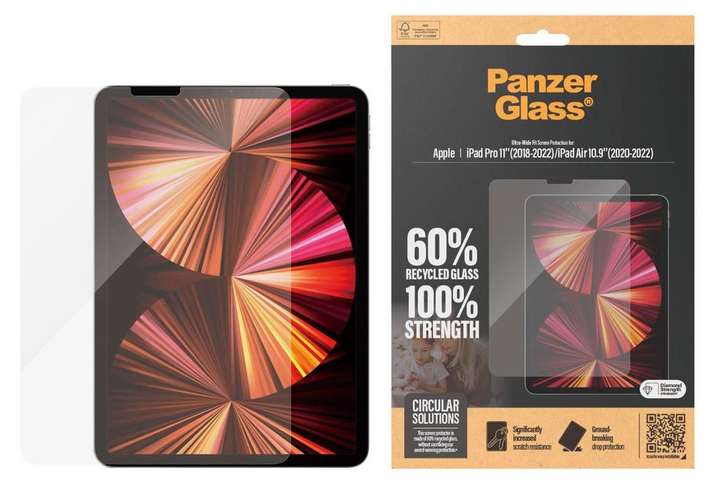 Panzerglass Ultra-Wide Fit Vetro temperato antibatterico Immagine del prodotto 