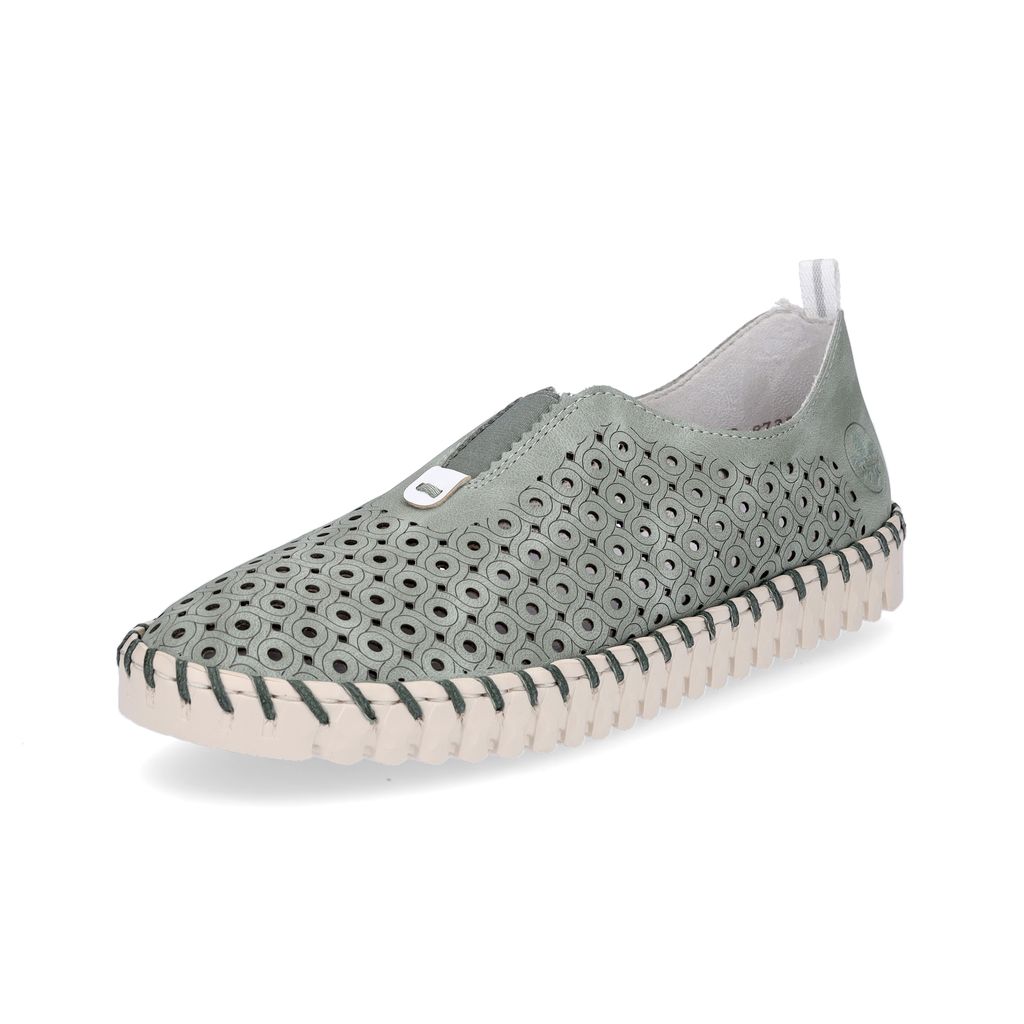 Rieker Damen Halbschuh Slipper sommerlich N1963, Größe:38 Produktbild 