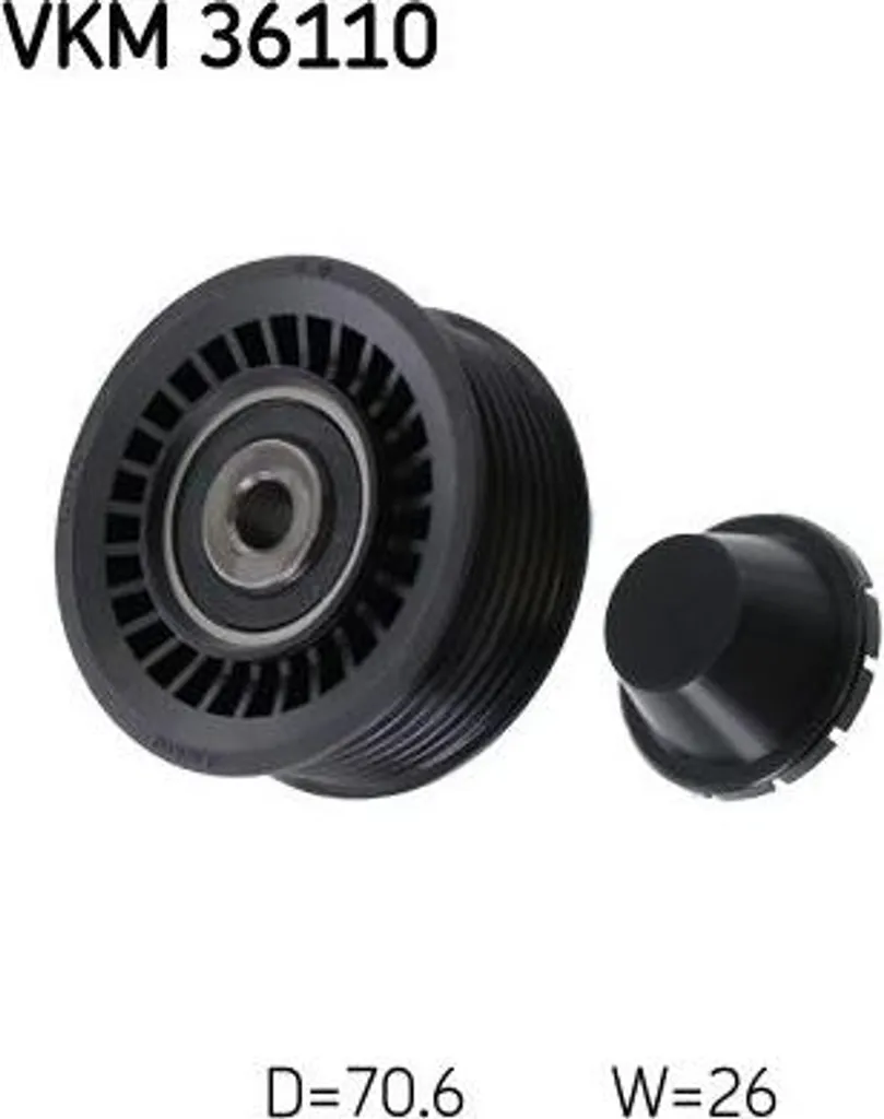 SKF VKM 36110 Galet de renvoi OE 119230001R pour Renault et Dacia