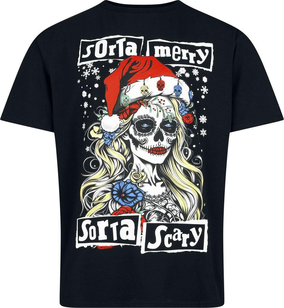 EMP Special Collection Herren schwarzes Weihnachtsshirt M