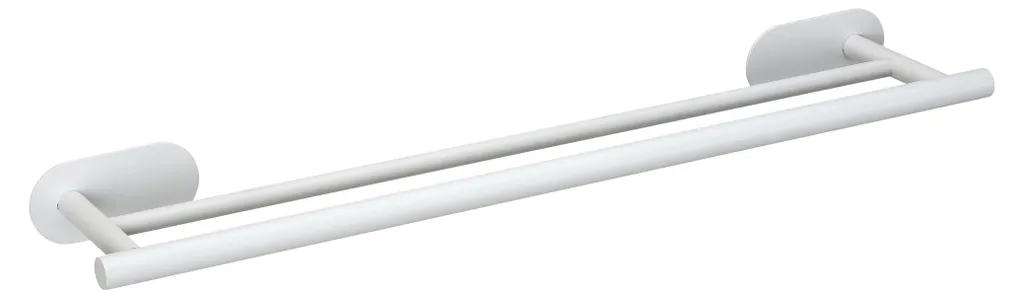 Porte-serviettes de 60 cm pour séchage rapide blanc mat série Orea