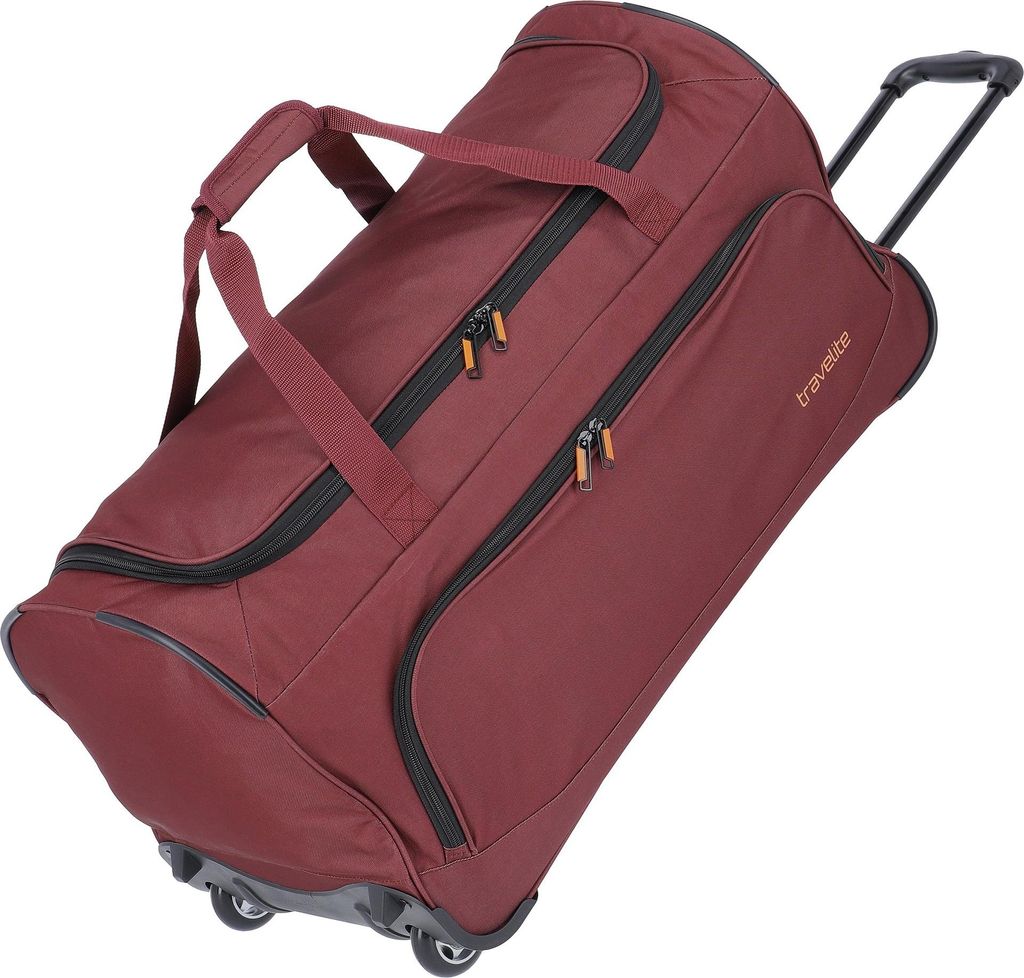 Travelite BASICS FRESH Rollenreisetasche, Bordeaux, 89 Produktbild 