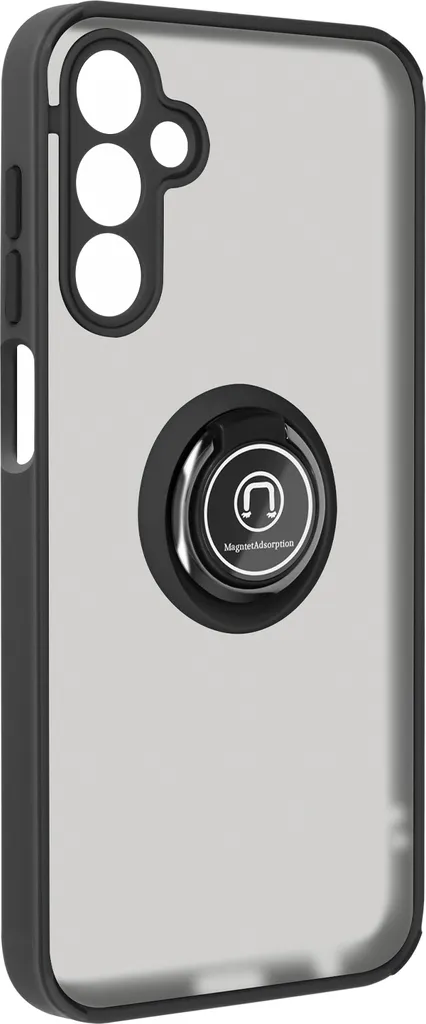 Custodia Samsung Galaxy A15 5G Nera Avizar con Ring Stand