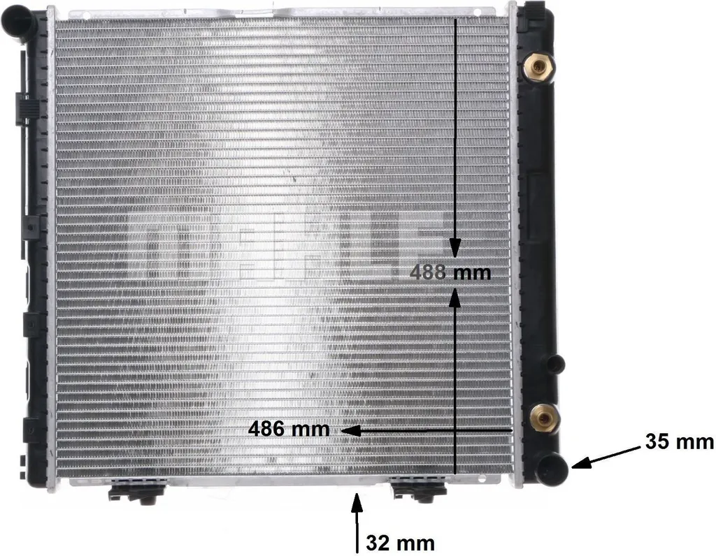 Radiateur refroidissement MAHLE CR 291 000S pour trajet urbain intense