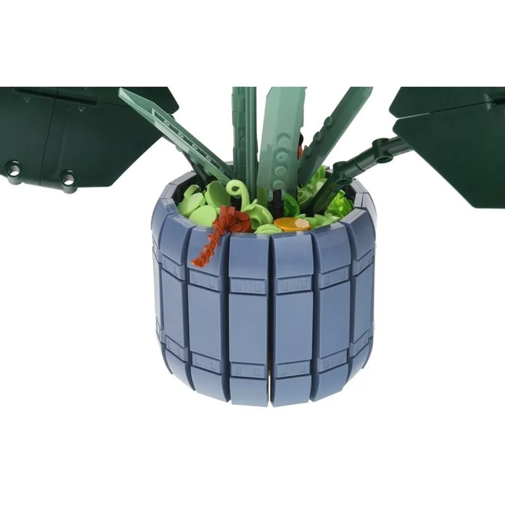 Plante sans entretien : Orchidée en blocs de construction avec son pot - 5