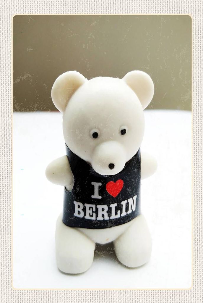 vianmo Holzschild 18x12 cm Berlin Deutschland Eisbär Knut Bildmotiv Reisemotiv Abenteuer Reisen