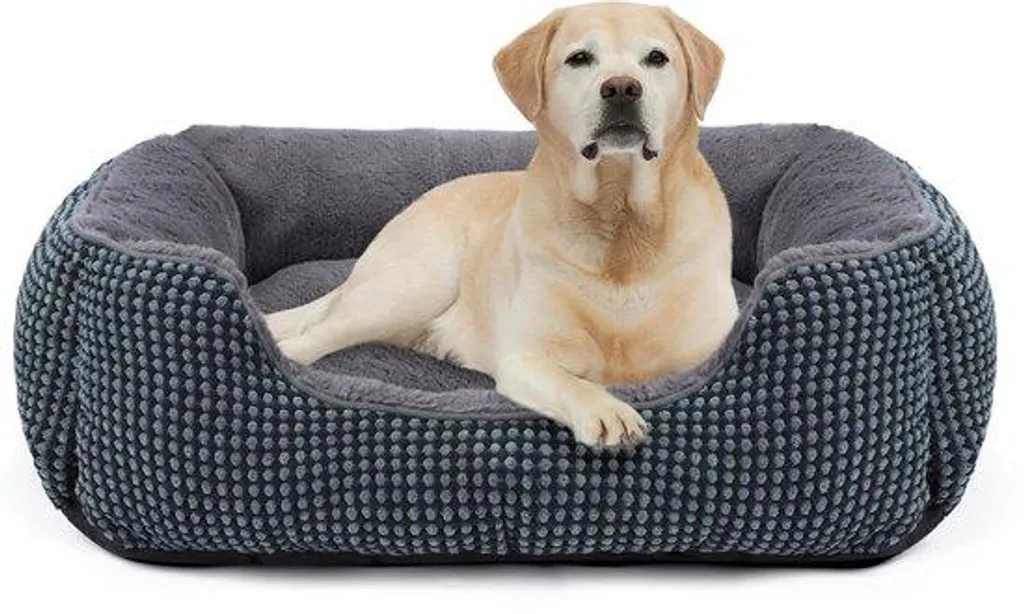 Lit pour chien lavable et stable, fini le panier qui glisse au sol