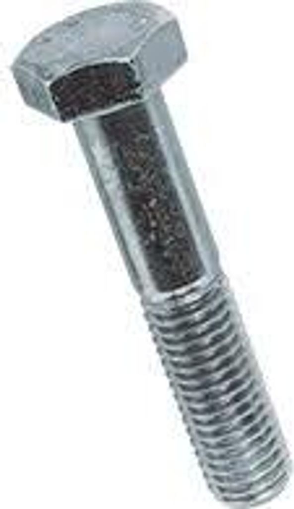 Schraube DIN 931 8.8 M10 x 55 ZB - Packung mit 100 Stück