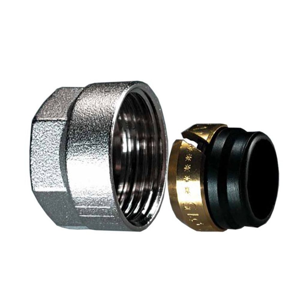 2 Stück - Ivar 3/4 Zoll Eurokonus - 15 x1 Kupfer- und Weichstahlrohr Größe: EUROKONUS 15 x 1 mm