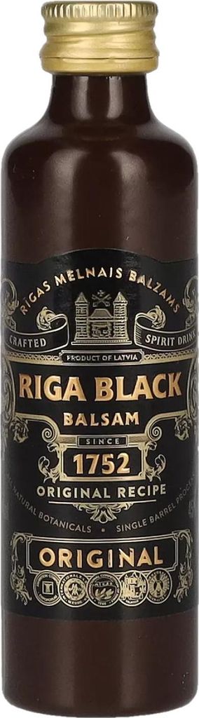 Riga Black Balsam 1752 ORIGINAL Recipe 45% Vol. 0,04l