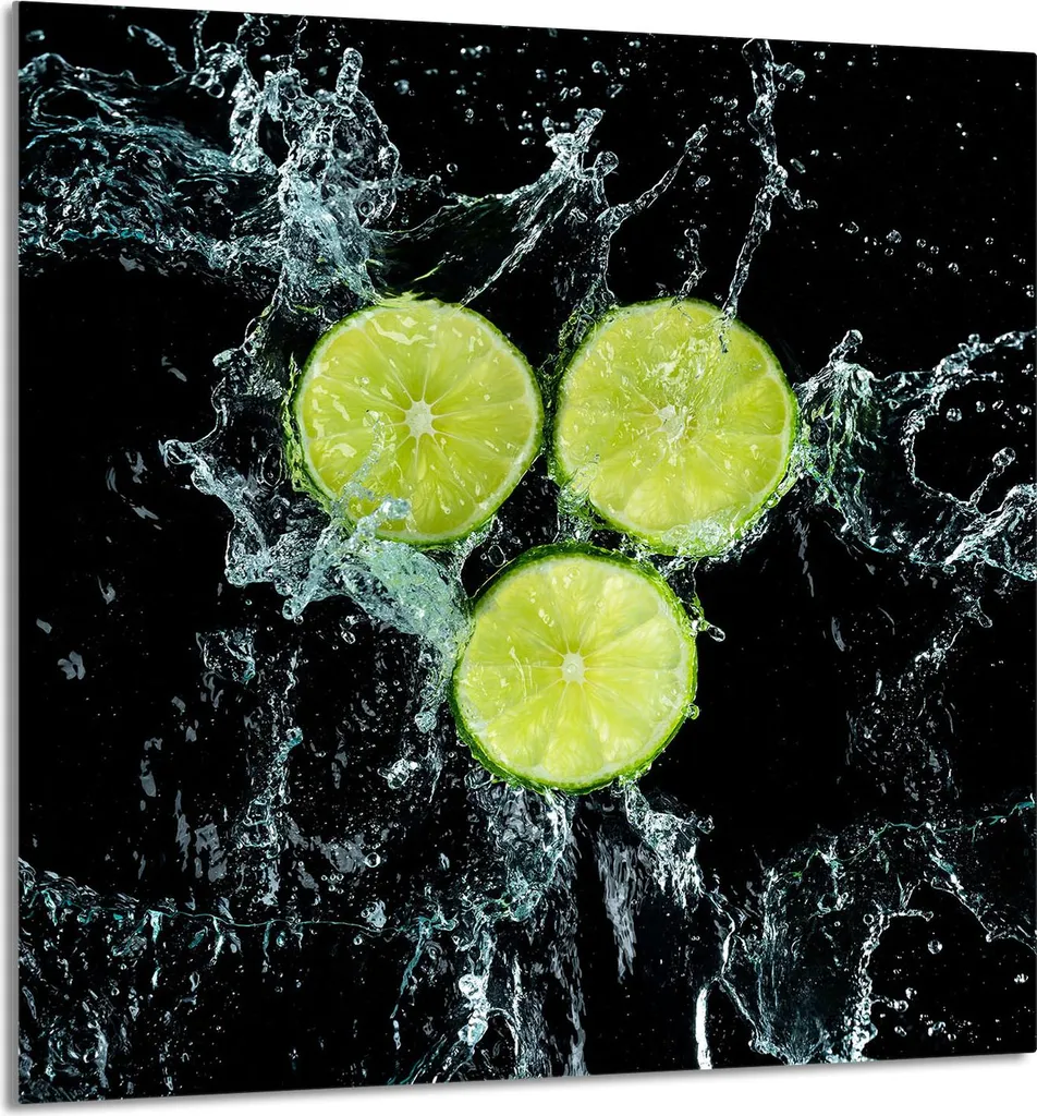 Copri Piano Cottura 60x65 Limoni in Vetro: Arredo Cucina Mediterraneo