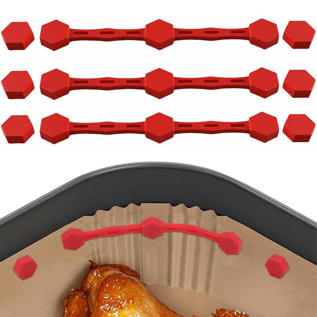 3-teiliges Magnet-Silikonset für Luftfritteuse, Produktbild 