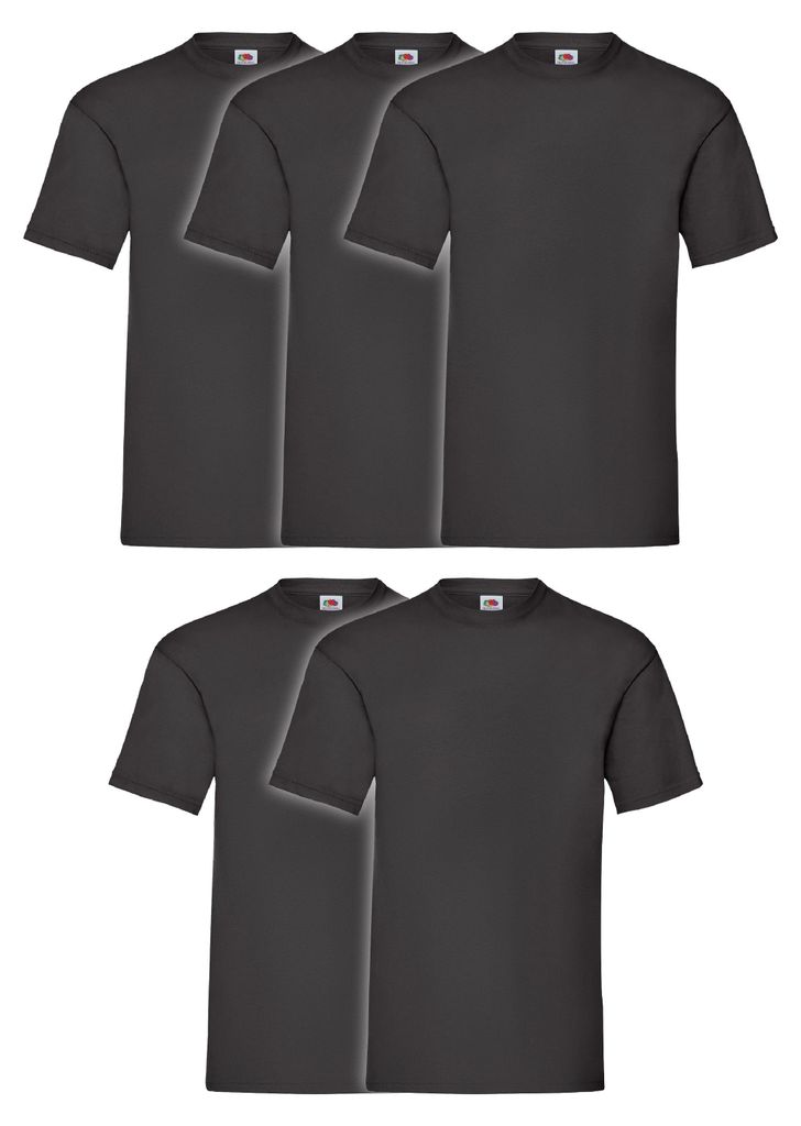 5er Pack Fruit of the Loom Valueweight T-Shirt + GRATIS Produktbild 