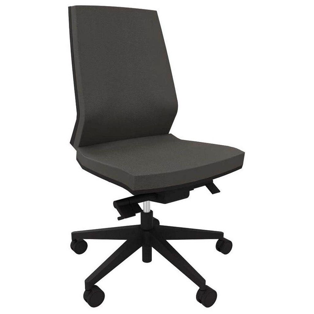 Quadrifoglio Bürostuhl Omnia anthrazit, schwarz Stoff Produktbild 