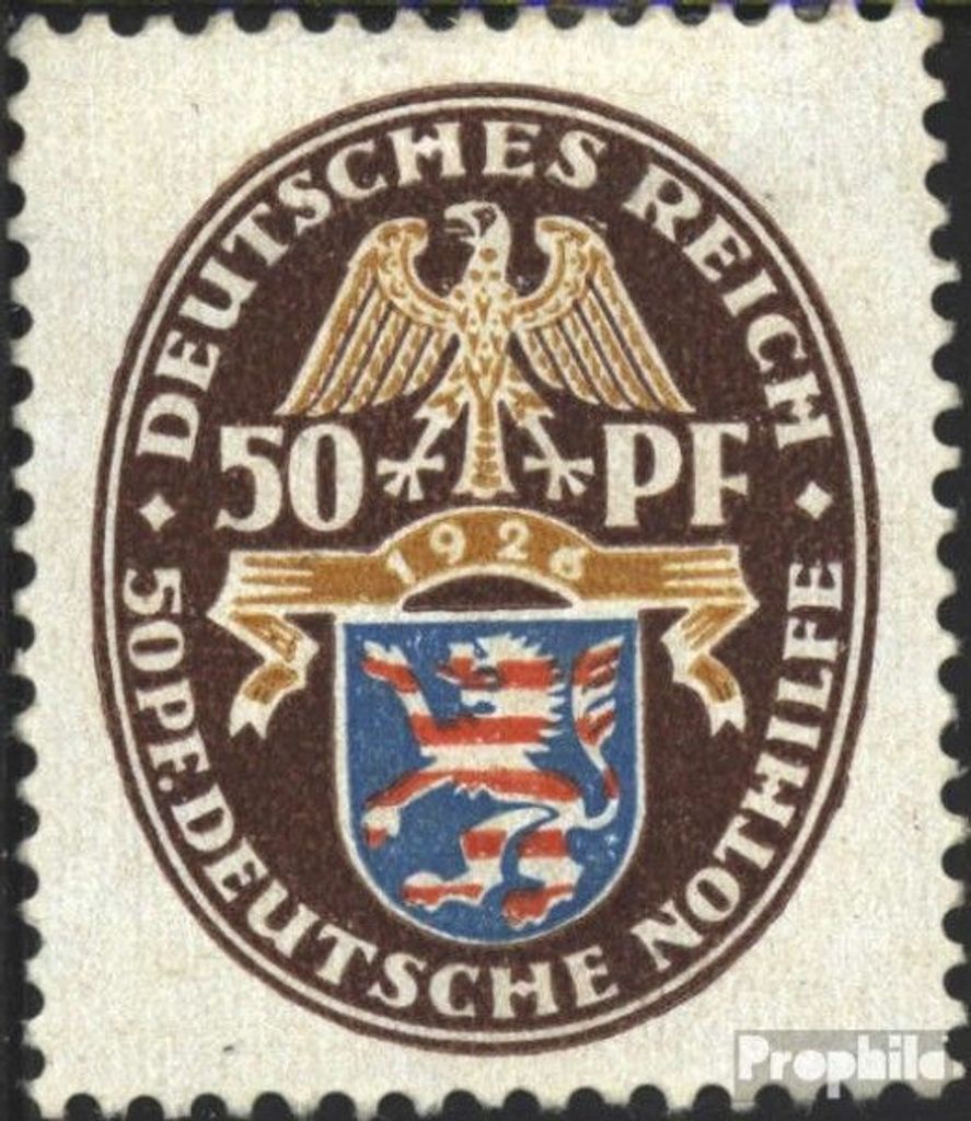 Briefmarken Deutsches Reich 1926 Mi 401X gestempelt Nothilfe:Wappen