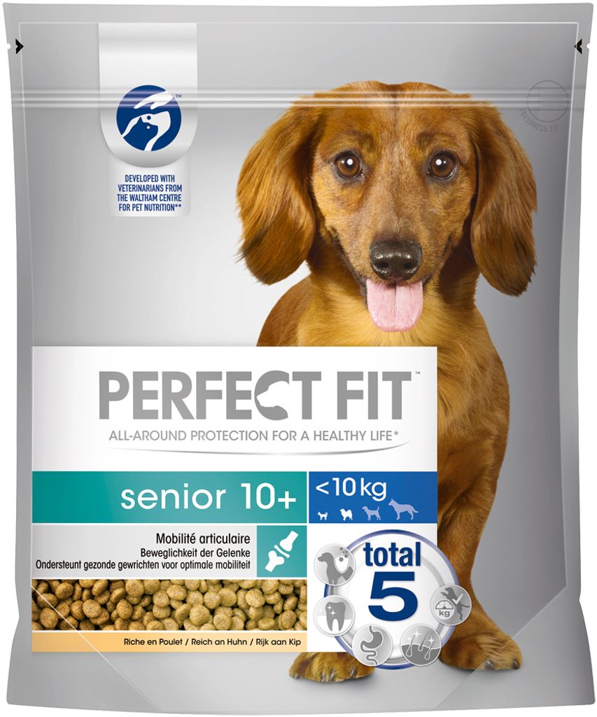 PERFECT FIT Hund Beutel Senior <10kg XS/S mit Huhn 1,4kg