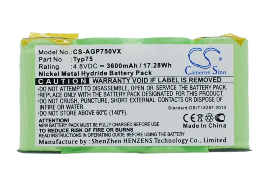Staubsaugerakku für AEG 4,8V 3600mAh NiMH
