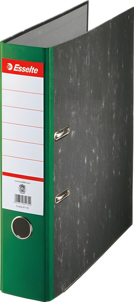 LEITZ Ordner A4 75cm grün Wolkenmarmor mit Kantenschutz und färbig