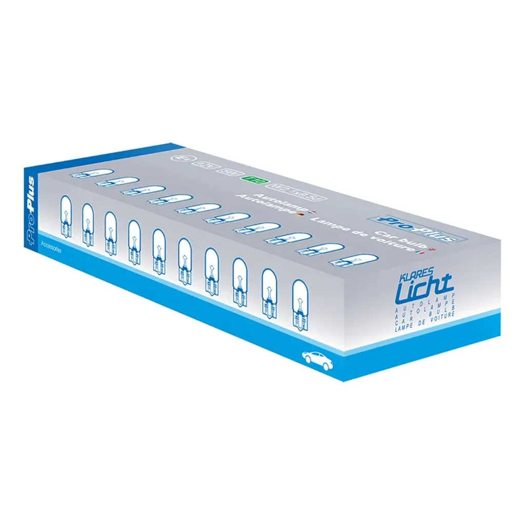 Lampadina Tutto Vetro T10 12V 5W W2.1x9.5d | Ricambio Luci Interne Auto