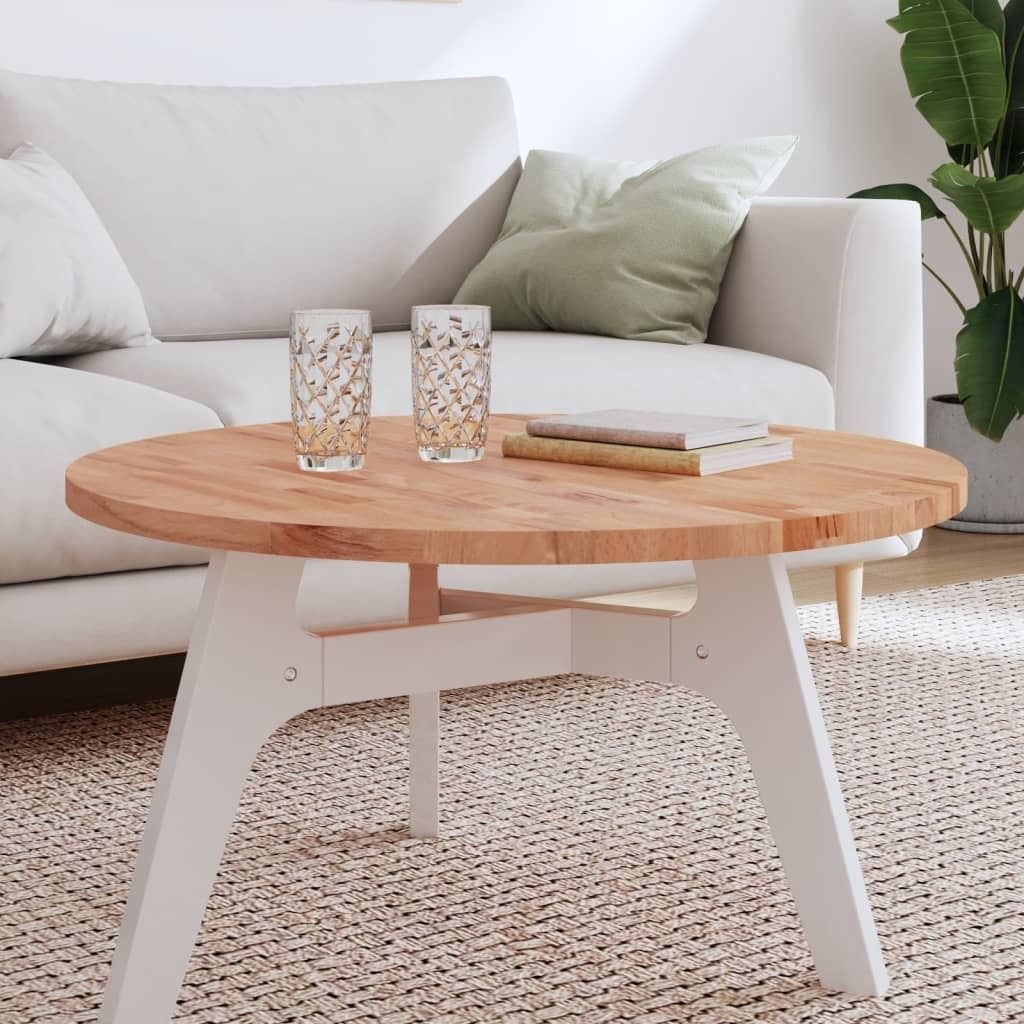 "im Sonderangebot"Tischplatte - elegantes Design - Schreibtischplatte - Ø80x2,5cm Rund Massivholz Buche NEU925748 - Tischplatten