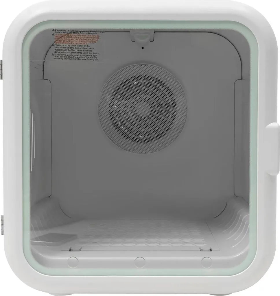 Sèche-cheveux animaux silencieux 800W blanc - Température douce ajustable