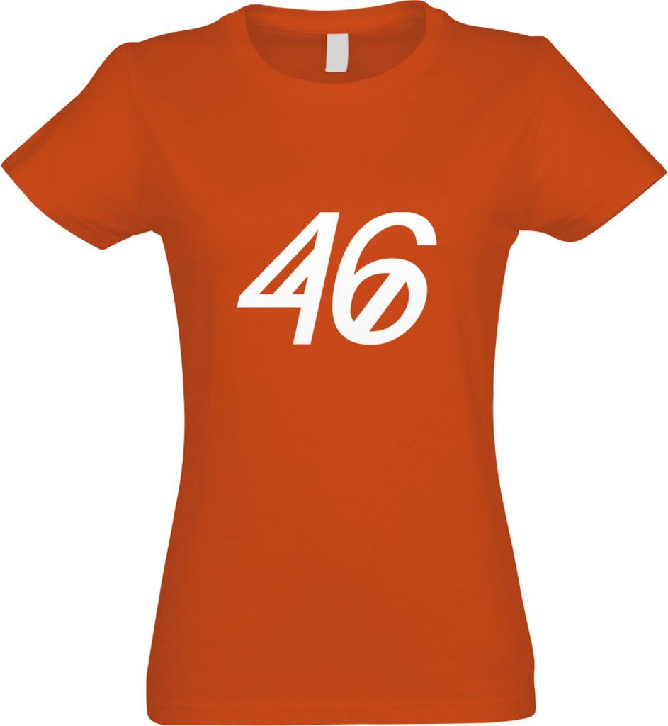 Kiwistar - T-Shirt tailliert - Damen - orange - 46 - mit Motiv Bedruckt - Funshirt Design - Sport - Freizeit - Damen - M