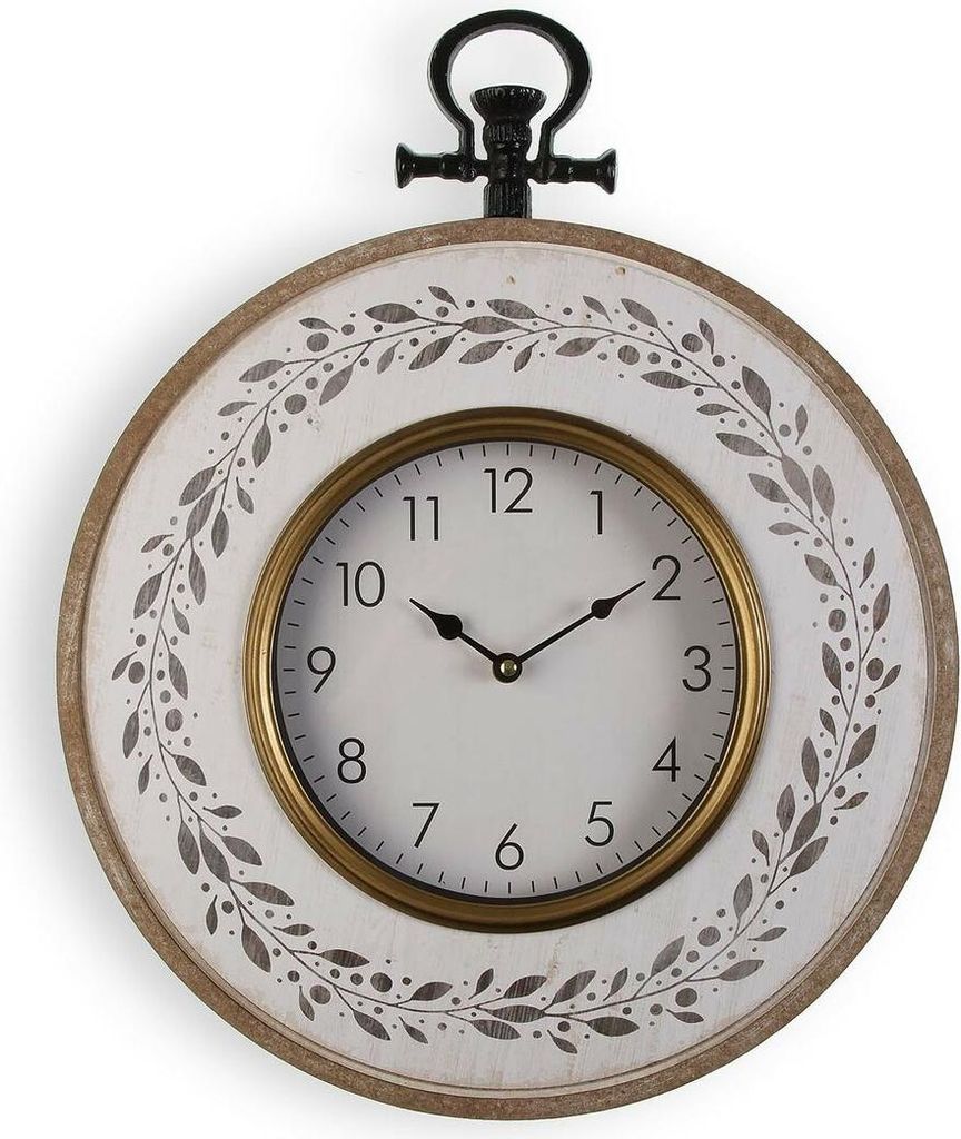 Versa Metz Dekorative Wanduhr für die Küche, el Wohnzimmer, el Esszimmer oder Schlafzimmer, , Maße (H x B x T x H) 50 x 6,5 x 40 cm, MDF Holz un...