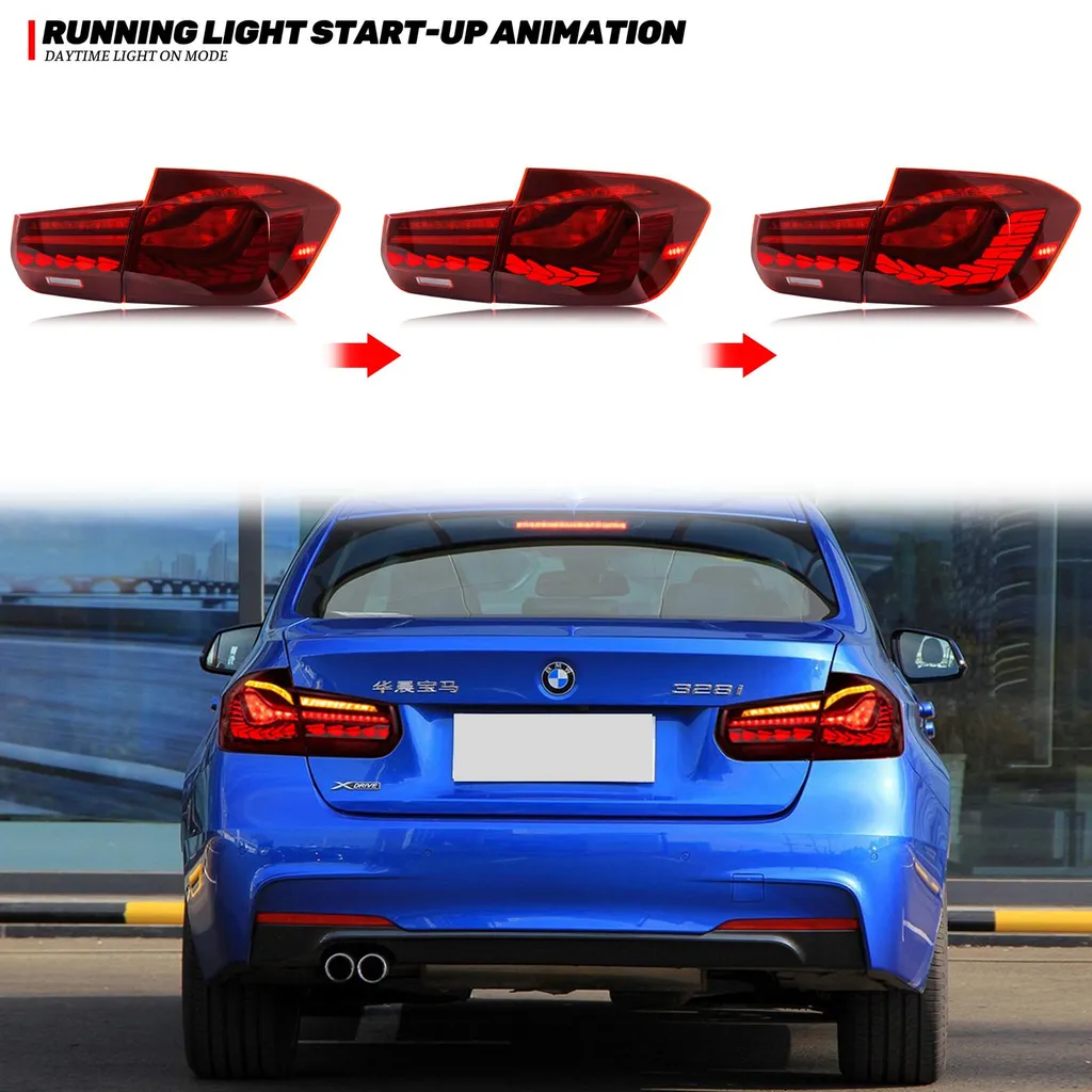 Feux arrière de remplacement pour Série 3 M3, clignotants LED dynamiques